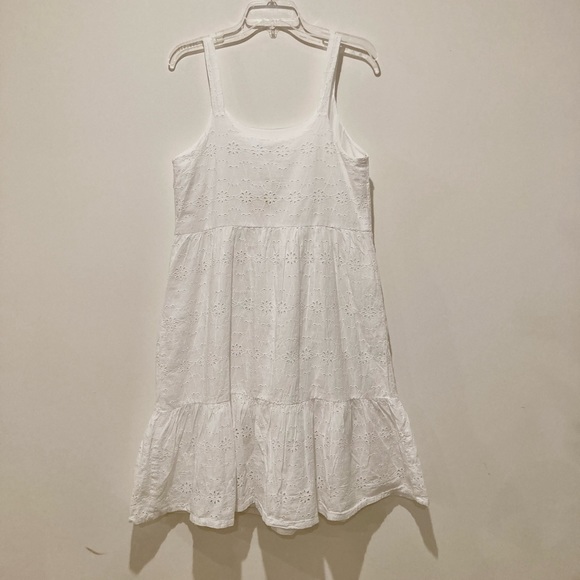 NWT, Lucky Brand Eyelet Tiered Dress, Size S - Picture 5 of 10